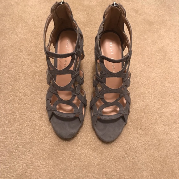 Kelly and Katie grey heels - Picture 2 of 3